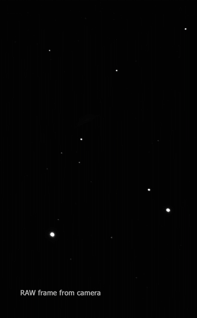 Animation of NGC 1055 Processing Stages