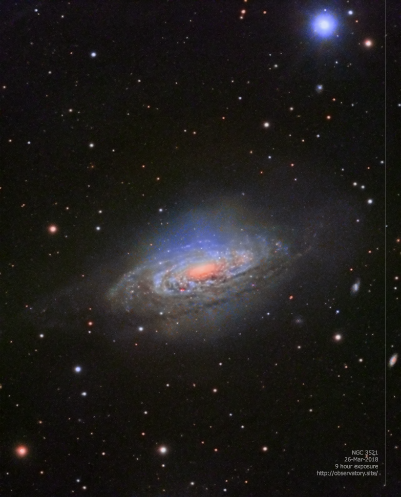 Bubble Galaxy NGC 3521