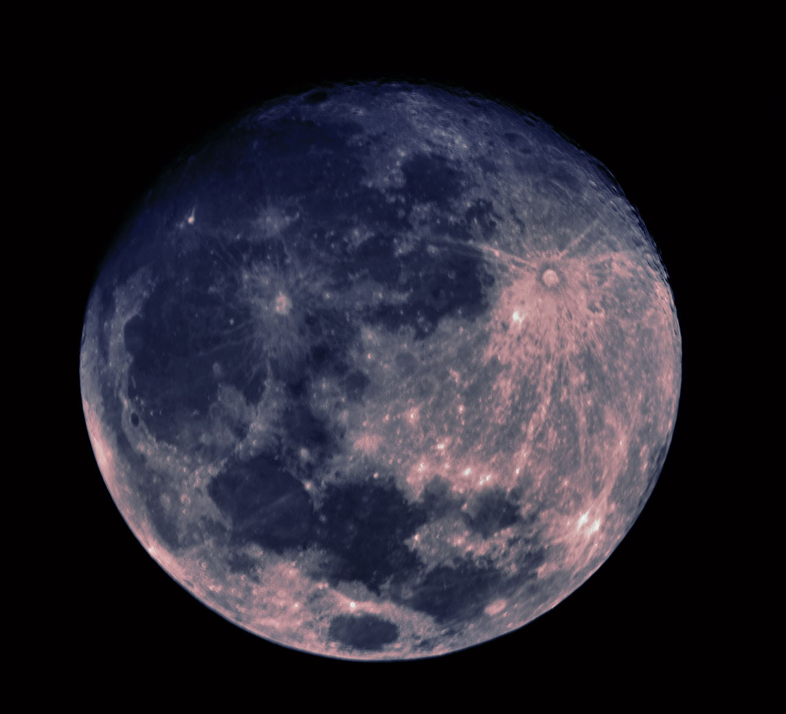 False Colour Moon
