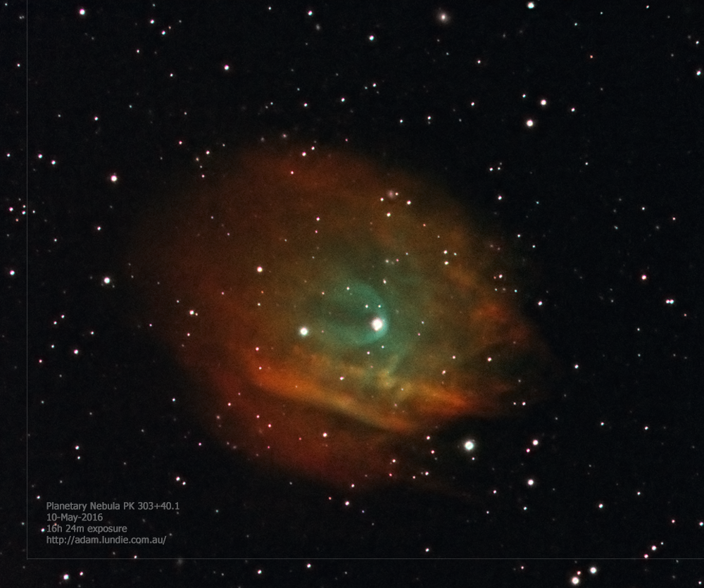 First Narrowband, Difficult Subject: Planetary Nebula Sh2-313