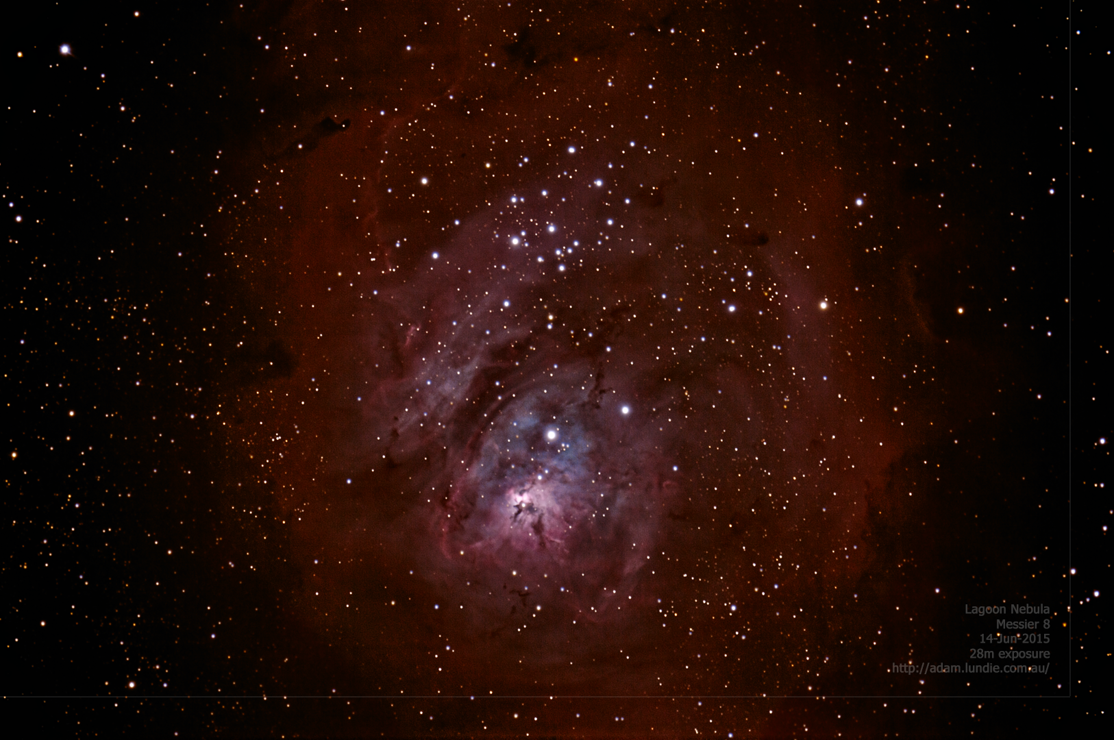 Lagoon Nebula Reprocessed