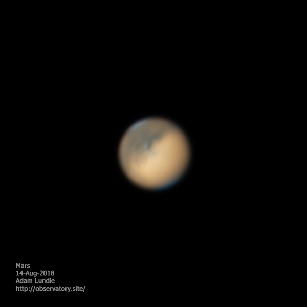 Mars is Still Hazy