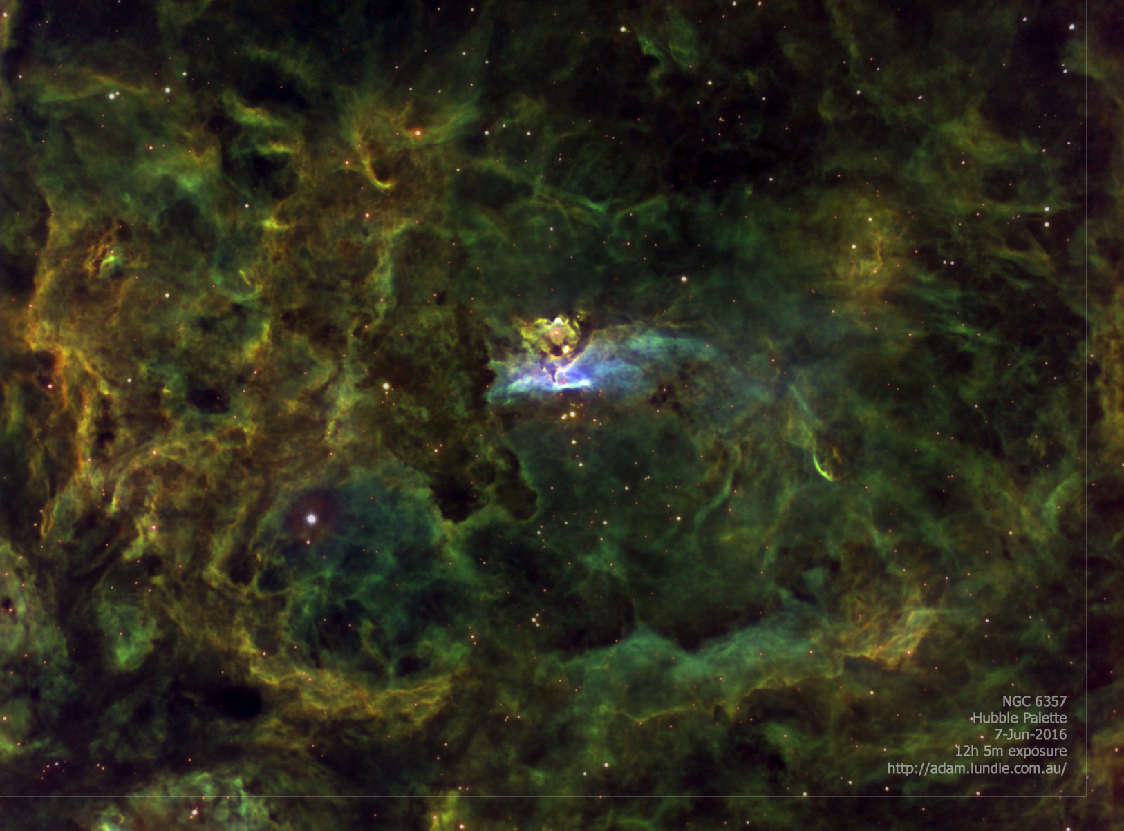 NGC6357 in Narrowband