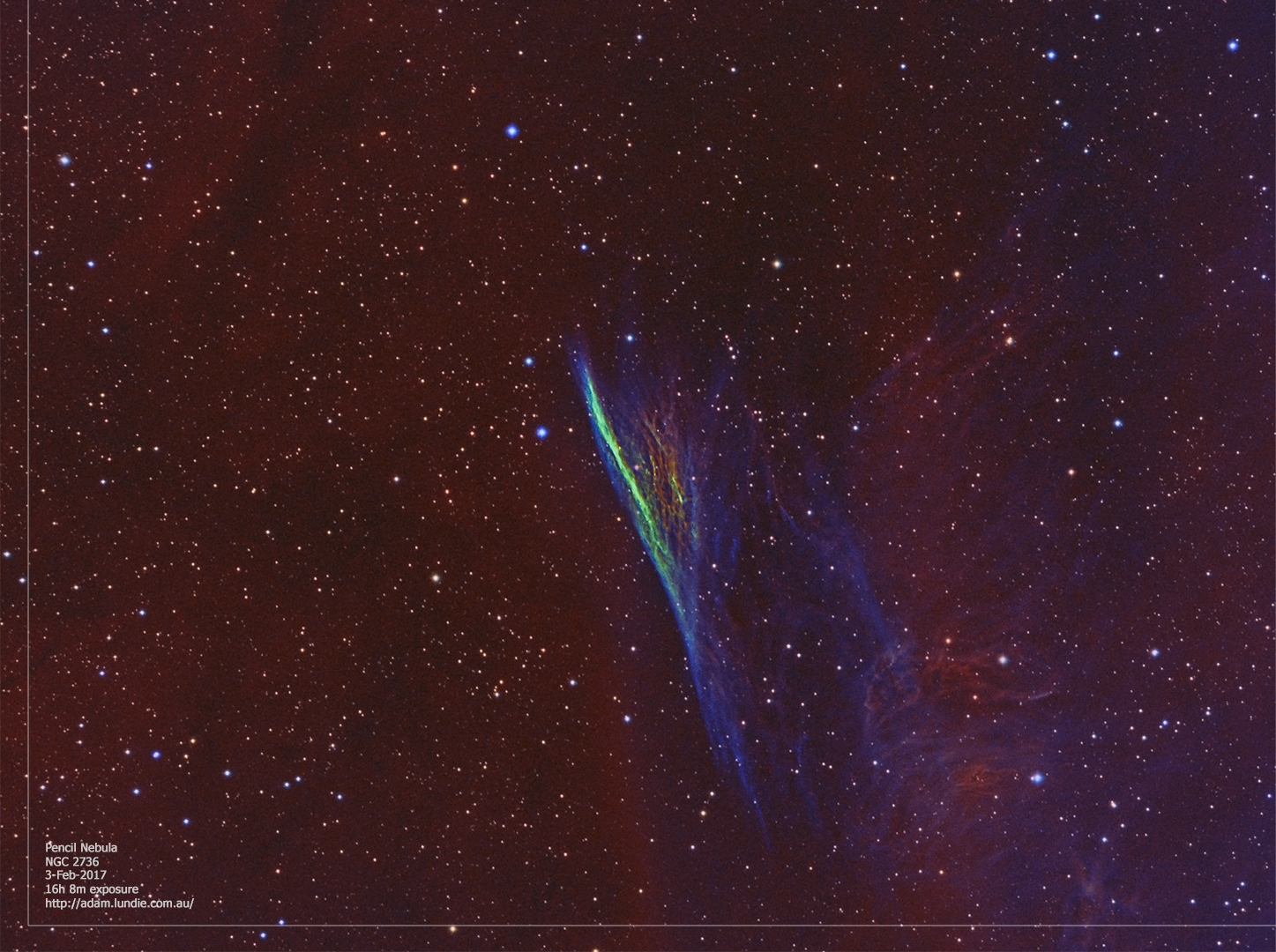 NGC 2736 - The Pencil Nebula