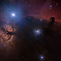 The Flame and Horsehead Nebulae thumbnail